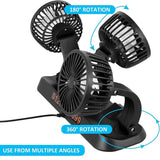 VENTILADOR 3 CABEZALES 12V