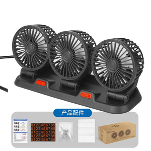 VENTILADOR 3 CABEZALES 12V