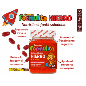 GOMITAS FORMULITA HIERRO PARA NIÑOS (gomitas)