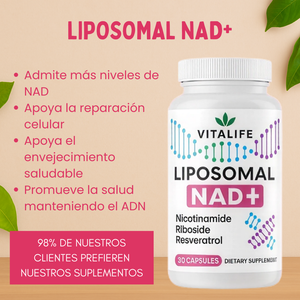 NAD+ 1000 MG + RESVERATROL -  LIPOSOMAL