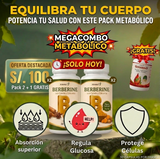 Pack 2x Berberina HCL + 1 Glycozen GRATIS