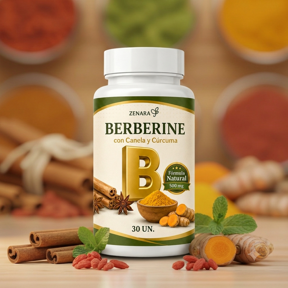 Pack 2x Berberina HCL + 1 Glycozen GRATIS