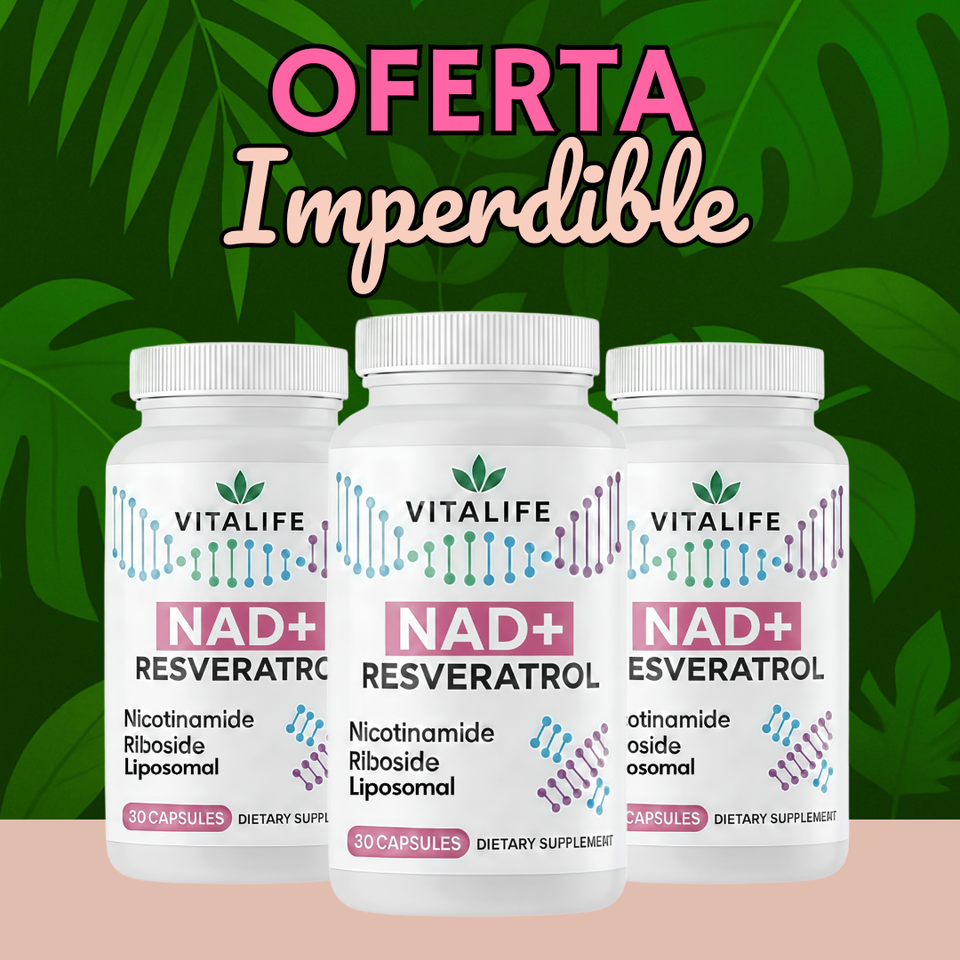 NAD+ 1000 MG + RESVERATROL -  LIPOSOMAL