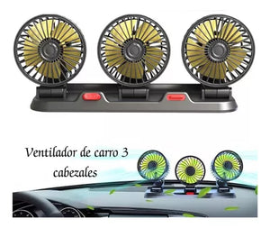 VENTILADOR 3 CABEZALES 12V