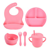 🍼 Set de Vajilla de Silicona para Bebé – 5 Piezas