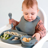 🍼 Set de Vajilla de Silicona para Bebé – 5 Piezas