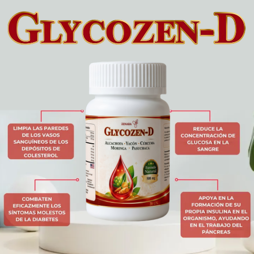 GlycoZen-D pack x3, suplemento natural